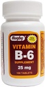 Vitamin B-6 25 mg, 100 tablet, Watson Rugby - Nákup balení a uložit (balení po 2)