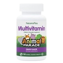 NaturesPlus Animal Parade Children 's Chewable Multivitamin - Grape Flavor - 180 Animal- Shaped Tablety - Promotes Health & Well- Being - Vegetarian, Gluten Free - 90 Služeb