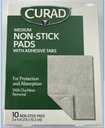 Curad Non- Stick Pads, 3 Inches X 4 Inches 10 Počet