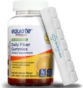 Equate Daily Fiber Gummies Dietní dodatek, 5g, Plant based, 72 Počet, 7 den Pořadatel pilulek v ceně - 1 balení