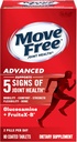 Přesun zdarma Advanced Glucosamine Chondroitin + kalcium Fructoborate Joint Support Supplementary, Podporuje mobilitu Komfort Strength Flexibility & Bone - 80 tablet (40 porcí) *