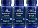 Life Extension Optimalizovaný folát 1700 mcg DFE, 100 Vegetariánských tablet (balení po 3)