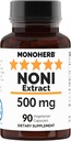 NONI Extract 500 mg - 90 Veg Kapsle - Morinda Citrifolia - 90 Servings