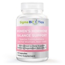 Dámské Hormon Balance Support - Bylinný dodatek pro menopauzu, Hormonální a reprodukční zdraví - Non- GMO doplňky se Soy Isoflavones, Black Cohosh, Dong Quai - 60 Kapsle