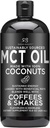 Radha Beauty Premium MCT Oil Vyrobeno pouze z Non- GMO kokosy - 15.8oz. Keto, Paleo, gluten zdarma a Vegan Schváleno.