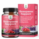 Kompletní bylinné menopauza dodatek pro ženy - ženské hormonální bilance Kapsle pro noční pocení Hot Flashes & Mood Swings s Dong Quai, Chaste Berry & Black Cohosh Root - 60 Count Pack