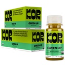 Kor Shot Wheatgrass Ginger Spirulina Shot - 24 Pack x 1.7 Fl Oz - Green Up Shot - Daily Green Superfoods Shot - USDA Certified Organic