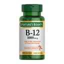 Přírodní Bounty vitamin B12 1000 mcg doplňky, podporuje energetický metabolismus, 200 Ct
