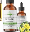 Mullein tinktura - organické Mullein kapky pro podporu plic & Respirační Wellness - Made in The USA - 2 Fl Oz