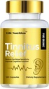 Life Nutrition 1200MG Tinnitus Relief for Ringing Ears, OTC Flavonoid Ušní Zdravotní vitamíny, Bioflavonoidy & Vitamin C, 120 Kaplety