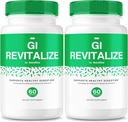 (2 Pack) GI Revitalize - GI revitalize Pro pilulky na podporu zdravé trávení, GI revitalizovaný pokročilý vzorec pro Gut zdraví, GI Revitalizer Maximální Pevnost Dodatek Review (120 Kapsle)