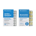 VitaMedica Arnica a Bromelain Blistr Balení Bundle 124; pro Post chirurgie a Muscle Recovery 124; Bruise Relief 124; Plant based Natural Installas 124; 2 Product Bundle pro podporu léčby 124; 5 Day Supply