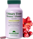 Semaine Urinary Tract Cleanse & Protect - 30 ct, močová měchýř Supplement pro ženy, splachuje močová trakt. Kombinuje Cranberry Proanthocyanidins s Hibiscus.