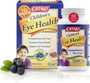 CATALO Children 's Eye Health Formule Žvýkací tablety Mirtoselect Bilberry Extract, FloraGLO Marigold Extract, Eyebright, Taurin, a Zink pro péči o oči - 60 Tablet