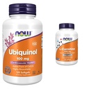 Nyní doplňky, Ubiquinol 100 mg, Vysoká biologická dostupnost (The Active Form of CoQ10), 120 Softgels & doplňky, L- karnitin 1000 mg, Purest Form, Amino Acid, Fitness Support *, 100 Tablet