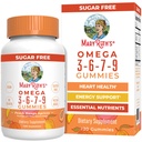 MaryRuth Organics Vegan Omega 3 6 7 9 Gumies Omega 124; Do 4 Month Supply Omega 124; Omega 3 Supplement with Flaxseed Oil Omega 124; Omega 3 Gumies Omega 124; No Fish Taste Omega 124; Non- GMO Omega 124; 120 Count