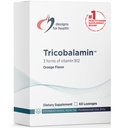 Designs for Health B12 Tricobalamin Lozenges - 3000mcg Triple B12 Quick Disolve Tablets with Methylkobalamin, Adenosylkobalamin + Hydroxokobalamin - Natural Orange Flavor (60 Lozenges)
