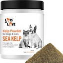 Kelp Powder for Dog & Cat - Organic Sea Kelp dodatek Granules Powder (16 Oz, 1 libra)
