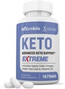 Mikrobio Keto ACV Extrémní pilulky 1675MG Keto Podpora míchací kapsle Alternativa k Keto ACV Gummies Vyrobeno s jablečným octem extra panenský olivový olej Powder Green Tea Leaf 60 Kapsle