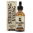 Striking Viking Vanilla Beard Oil pro muže - přirozeně odvozené kondicionér s Argan & Jojobové oleje pro změkčování, hydrataci a růst (2 Oz)