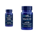 Life Extension Optimalizované folátové tablety na podporu srdce a mozku a vitamín D3 Kostní, Mozková a imunitní zdravotnická tanga - 100 Tablet, 60 Softgels