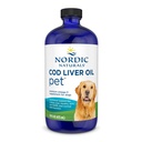 Nordic Naturals Pet Cod Jaterní olej, bez příchutí - 16 oz - 1048 mg Omega33 per Teaspoon - Fish Oil for Dogs with EPA & DHA - Promotes Skin, Coat, & Imunní zdraví