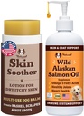 Natural Dog Company Zdravá kůže Bundle, Podporuje zdravou pleť a úlevy suché, svědění kůže, alergie úleva pro psy