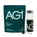 AG1 Zelený prášek dodatek 124; Zlepšit Gut zdraví 124; Multivitamin, Probiotický, Gluten zdarma, Vegan a Keto Friendly 124; Shaker & Scoop Zahrnuto 124; 75 Vitamíny (Athletic Green), Classic Formule
