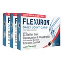 Produkty čistoty Flexuron Joint Formule 3X Lepší než Glucosamine a Chondroitin - Začíná pracovat za pouhých 7 dní - Krill Oil, Nízká molekulární hmotnost Hyaluronic Acid, Astaxanthin - 30 Počet (3)