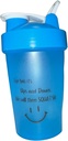 Lahvička s proteinem ShakelITE - 13oz BPA-Free Milender s bezpečným Leak- Proof Lid & Mixing Ball - Ideální pro posilovnu, Fitness, a On- the- -doe Nutrition BLUE
