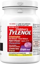 Tylenol Dětská bolest Plus Horečka, Grape, 24 Žvýkací tablety (Balení po 2)