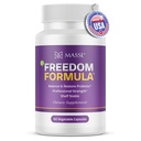 Candida Freedom Massey Medicinals Colon Cleanse Pills - Umělé trávicí prostředky pro vibrační život - Gut Health Probiotic Complex - 60 Kapsle