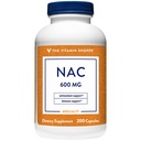 Vitamin Shoppe NAC N- acetyl- L- cystein - Promotes Cellucor Health, Immuno & Antioxidant Support - 600 MG (200 tobolek)
