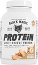 Black Magic Protein Powder Whey Egg Casein Complex + Enzymy & MCT 's Recovery 2lbs Skořice Toast Cereal Flavor