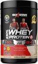 Syrovátkový proteinový prášek + imunitní podpůrná látka 124; Six Star syrovátkový protein Plus izolát syrovátkového proteinu & peptidy + svalový builder 124; Leanový protein prášek pro svalovou gain & recovery 124; Vanilla, 2 kg