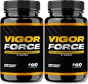 NutraRize (Balení 2 Vigor Force pro muže, Vysoký výkon mužské kapsle, Všechny přírodní doplněk stravy pro celkové zdraví a wellness, Oficiální pilulky 50 Review (120 Kapsle)