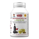 ANDREW LESSMAN Resveratrol- 100 EGCG 100 mg - 180 Kapsle - Dvě přirozeně vyvolávající antioxidanty, bez alkoholu nebo kofeinu.