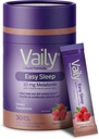 Vaily Liquid Melatonin 10mg, Lemon Balm Extract Zlepšené spánkové cykly - Malina Ochucené spánkové doplňky, Spánková pomoc Liquid pro dospělé - Heřmánek Extract Natural Sleep & Relaxation Aid - 30 Dávky