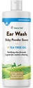 NaturVet Ušní mytí Liquid Supplement pro psy & Kočky - Pet Health Supplement Cleans Dog, Cat Uar Canals - Obsahuje aloe, Tea Tree Oil - Pomáhá odstranit Pet Uar Wax, Dirt, Deits - 16 Oz.