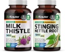 BIO KRAUTER Mléko Thistle 250 Kapsle & Strečing Nettle 250 Kapsle