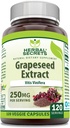Bylinné tajemství Grapeseed Extract Dodatek 124; 250 Mg per Serving Capsule 124; 120 Veggie Kapsle 124; Non- GMO Creditor 124; Gluten- Free Capsule 124; Made in USA