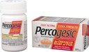 Percogesic Aspirin Relief Tablets, Extra Strength, Acetaminofen a Difenhydramin, 40 ct (Balení po 1)