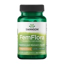 Swanson Femflora - Feminin Probiotický dodatek Podpora Flora Ústa, GI Tract, a Vagina - Probiotika pro ženy s 9 Miliony CFU per kapsle - (60 Kapsle)