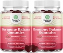 Hormon Balance pro ženy Gummies všech věkových kategorií - PMS Supplement for Women to Regulation Menstrual Cycle & Hormonal Balance Menopause & Mood Swings with Vitamin B6 & Dong Quai - 60 Chews - 2 balení