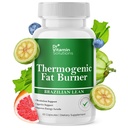 Termogenní spalovač tuků Brazilský Lean, hubnutí pilulky pro ženy, Waist Trimmer & doplňky pro nadýmání pro ženy a muže, 60 Kapsle