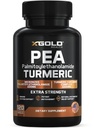 Pea Palmitoylethanolamid + Turmeric Curcumin Complex - 1600mg Micronized 99% & 95% Curcuminoidy - High potency Joint Support, Mobility & Comfort - Vyrobeno v USA