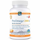 Nordic Naturals ProOmega 2000 Jr., Strawberry Flavor - 60 Soft Gels - 1120 mg Omega33 - Ultra potent Fish Oil - EPA & DHA - Promotes Brain, Heart, & Imunitary Health - Non- GMO - 30 Servings