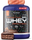 Ultimate Nutrition Prostar Syrovátkový prášek izolát, čokoládový narozeninový dort - Nízké sacharidy, High Protein prášek Shake for Muscle Gain & Recovery - Nízké množství sodíku, Low- Fat & Keto Friendly - 5.28 liber Tub