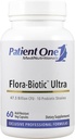 Pacient jedna Flora- Biotické Ultra current 124; Probiotický dodatek k podpoře vyvážená střevní Flora * CF124; 47.5 Miliardy CFU Plus 10 Probiotických drážek CF124; 60 Kapsle