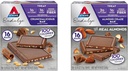 Atkins Endulge Treat Bary, Crunchalicious & Almond Craze Flavors, 1-2g Čisté sacharidy, 1g Cukr, Dobrý zdroj Vlákna, Keto Friendly, 16 Počet